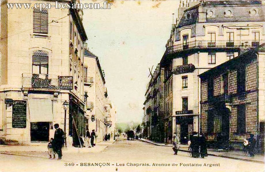 349 - BESANÇON - Les Chaprais. Avenue de Fontaine Argent